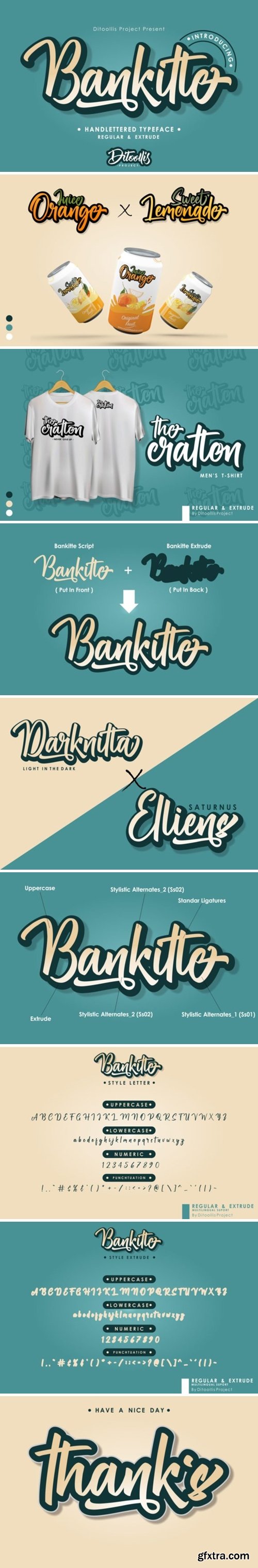 Fontbundles - Bankitte Font 409886