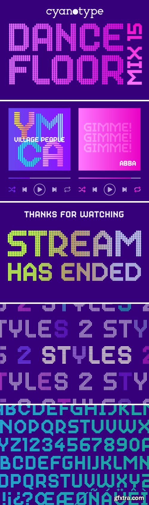 Dance Floor MIx 15 Font
