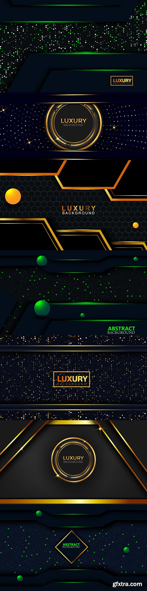 Luxury background and gold design decorative element 6