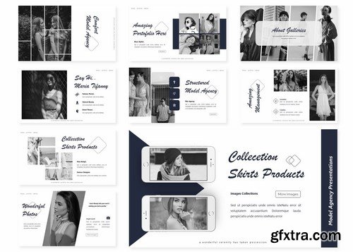 Modelsco Powerpoint Template