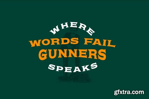 Hurscol Vintage Typeface