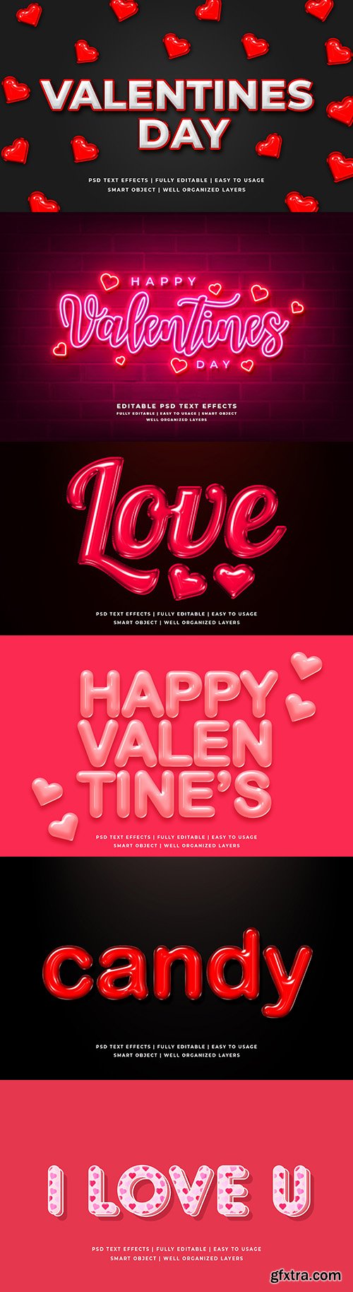 St. Valentine\'s Day romantic style Photoshop design