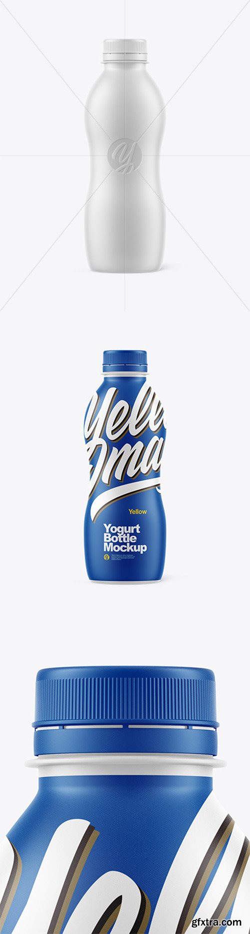 Matte Plastic Bottle Mockup 51078