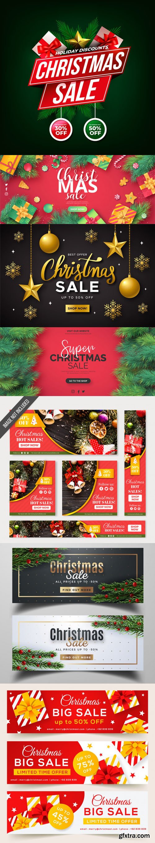 Holiday Sales Banners Vector Collection 3 Holiday Sales Banners Vector Collection 3