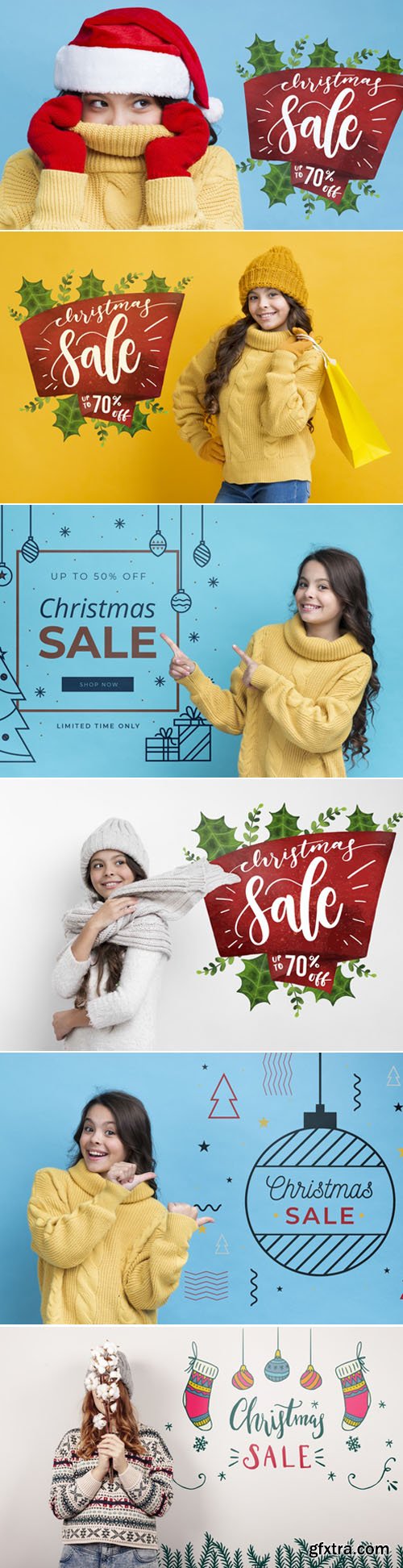 Holiday Sales PSD Mockups Templates 2