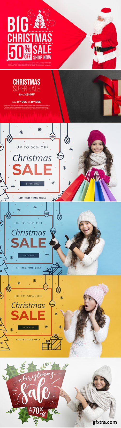 Holiday Sales PSD Mockups Templates 2