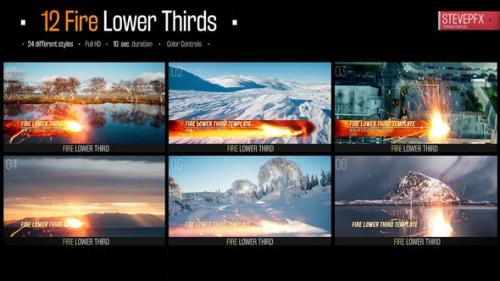 Videohive - Fire Action Titles
