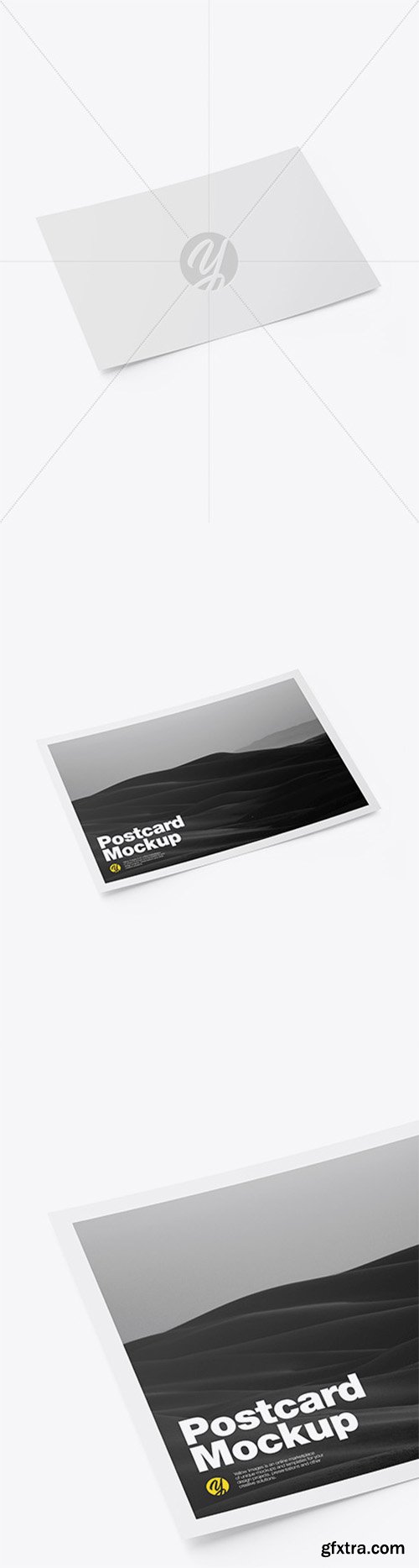 Matte A5 Postcard Mockup 51156