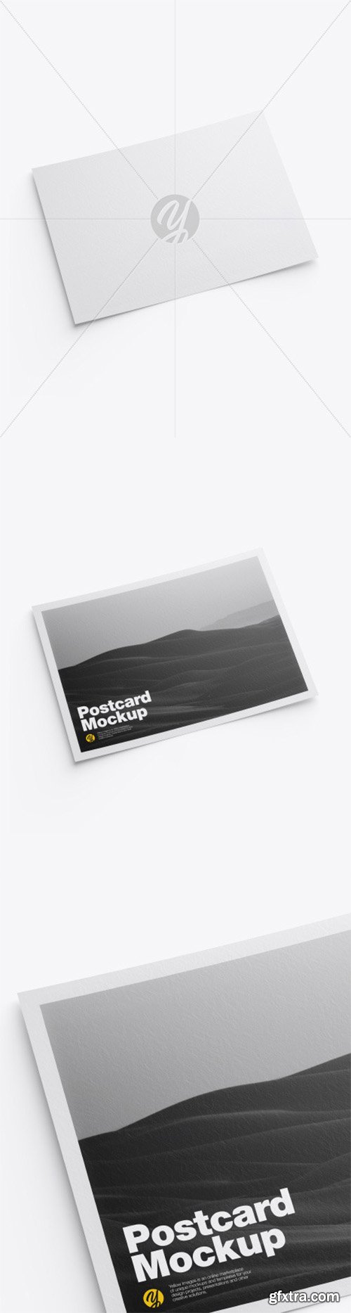 Textured A5 Postcard Mockup 51141