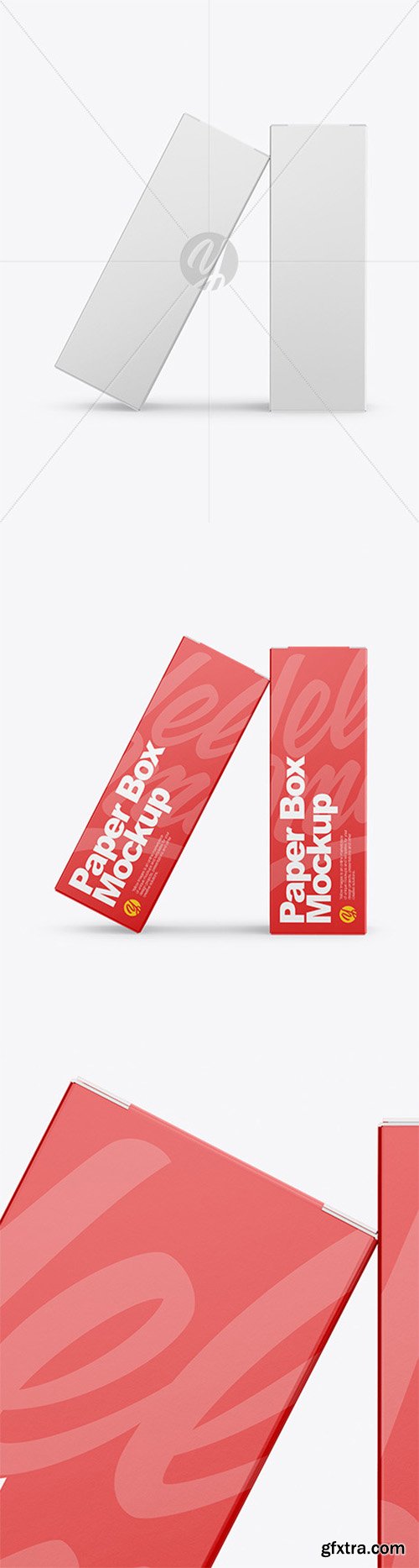 Two Paper Boxes Mockup 51134 Two Paper Boxes Mockup 51134