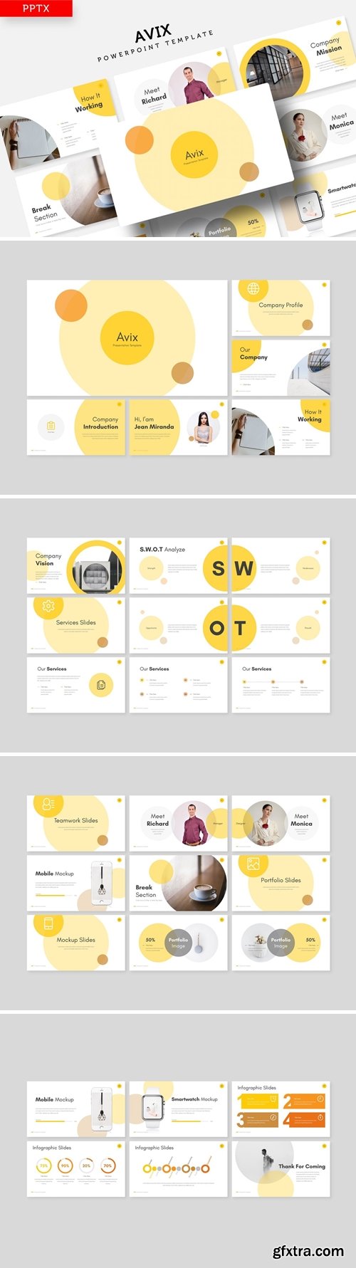 Avix Powerpoint, Keynote and Google Slides Templates