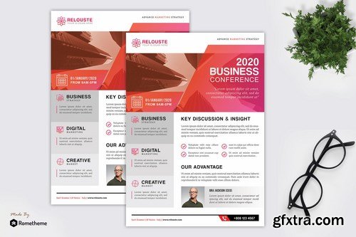 Relouste - Creative Business Conference Flyer