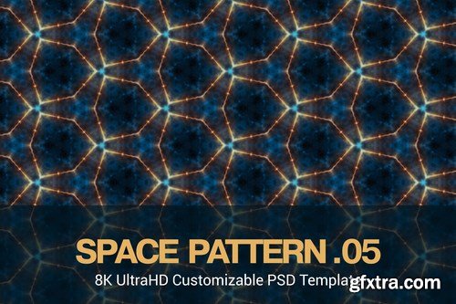 8K UltraHD Seamless Space Pattern Background