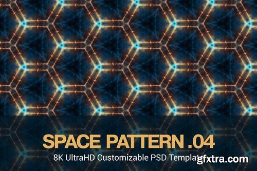 8K UltraHD Seamless Space Pattern Background