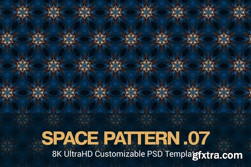 8K UltraHD Seamless Space Pattern Background