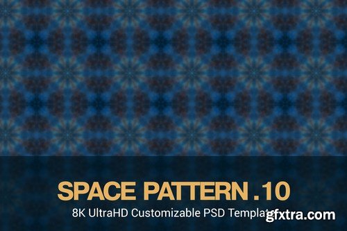 8K UltraHD Seamless Space Pattern Background