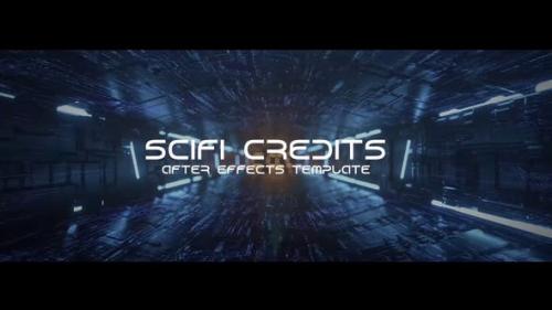 Videohive - Sci-fi Tunnel Credits