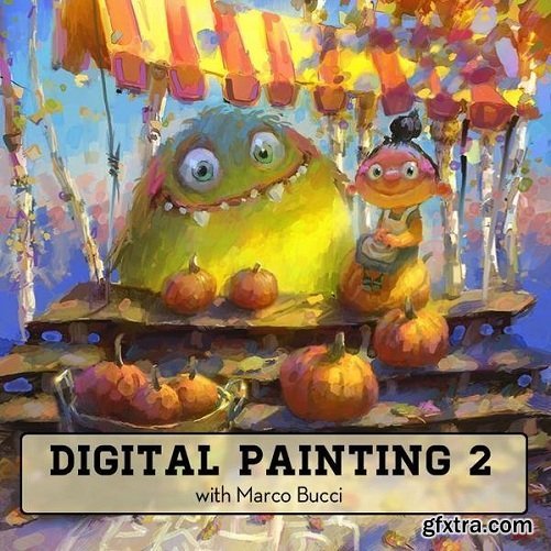 Marco Bucci &ndash; Digital Painting 2 - Painting Spontaneously Toward A Defined Goal