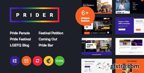 ThemeForest - Prider v1.0.1 - LGBT & Gay Rights Festival WordPress Theme + Bar - 24530119 ThemeForest - Prider v1.0.1 - LGBT & Gay Rights Festival WordPress Theme + Bar - 24530119