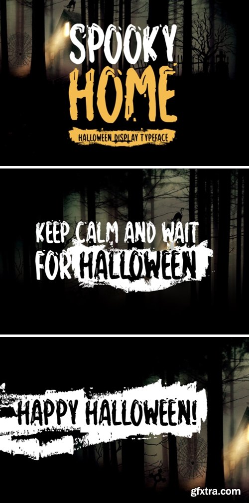 Spooky Home Font