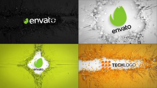 Videohive - Abstract Cubes Logo Reveals