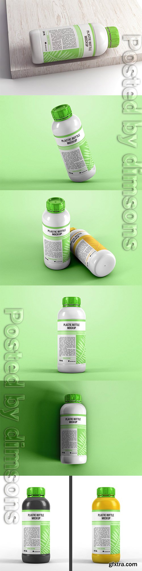 Plastic Bottle Mockup