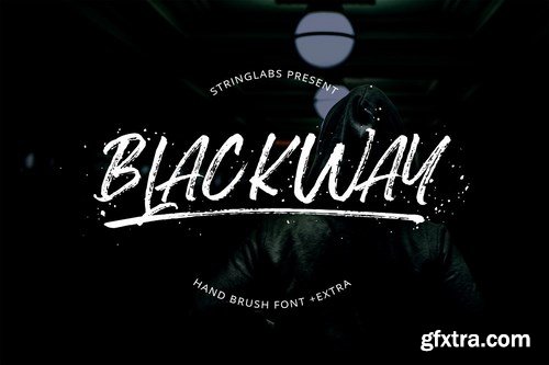 CM - Blackway - Handbrush Font 4428866 CM - Blackway - Handbrush Font 4428866