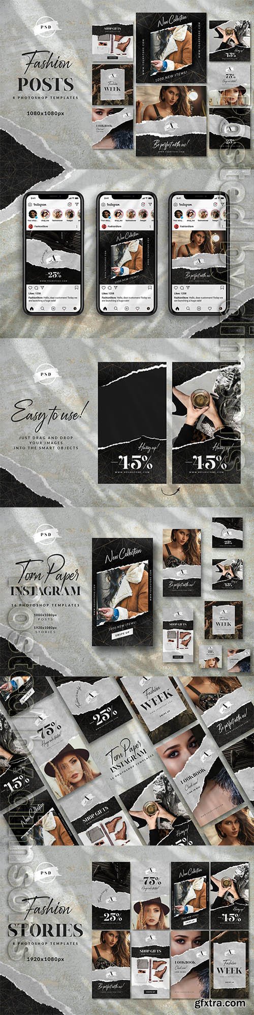 Torn Paper Instagram