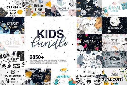 CM - Kids Bundle / Graphic &amp; Patterns - 3342752