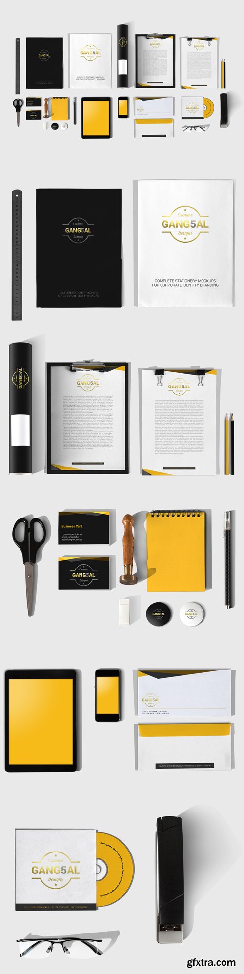 Stationery PSD Mockups Templates Stationery PSD Mockups Templates