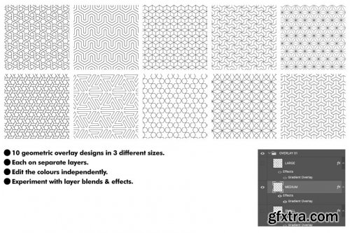 CreativeMarket - Geometric Overlay Effects 4359954
