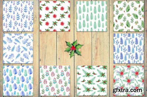 Winter Watercolor Design Kit