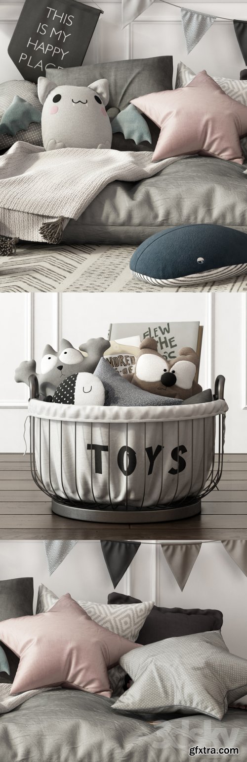 Children Set 3d model