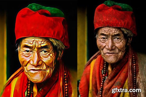 CreativeMarket - Speed Paint Photoshop Action 4286019