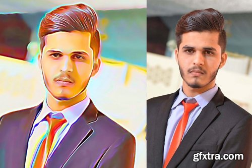 CreativeMarket - Speed Paint Photoshop Action 4286019