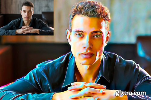 CreativeMarket - Speed Paint Photoshop Action 4286019