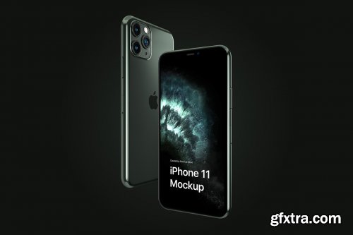 CreativeMarket - iPhone 11 Pro Max Mockup Kit 4299410