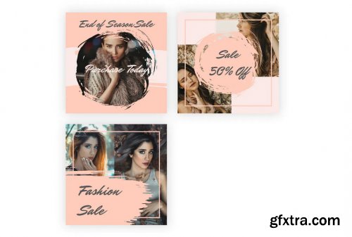 21 Social Media Banners Kit (Vol. 5) in Adobe XD