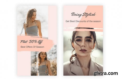 21 Social Media Banners Kit (Vol. 5) in Adobe XD