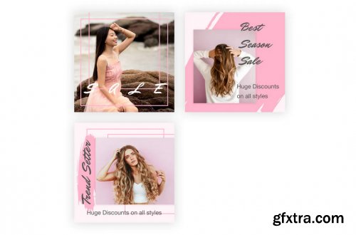 21 Social Media Banners Kit (Vol. 6) in Adobe XD