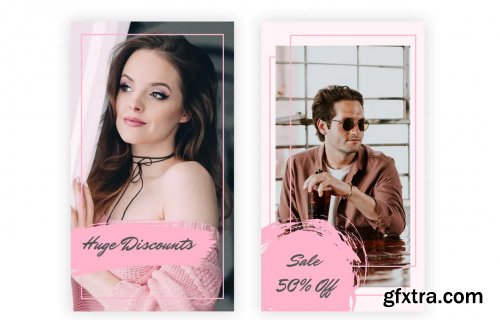 21 Social Media Banners Kit (Vol. 6) in Adobe XD