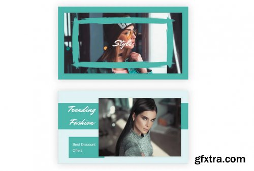 21 Social Media Banners Kit (Vol. 4) in Adobe XD