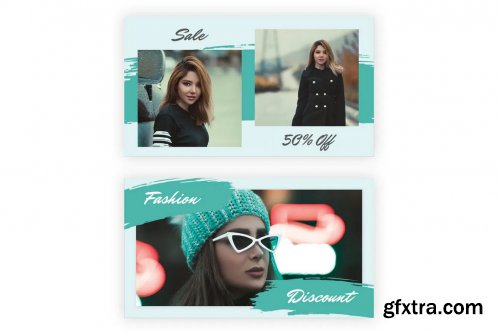 21 Social Media Banners Kit (Vol. 4) in Adobe XD