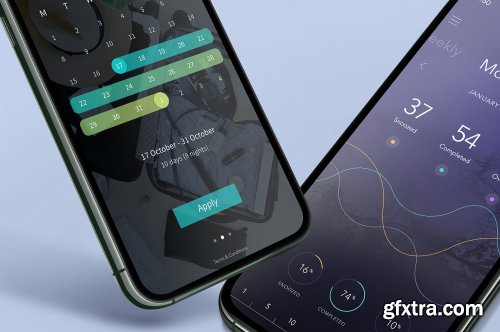 iPhone 11 Pro Display Mockups Vol. 02