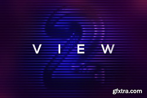 CreativeMarket - Embossed Lines 3D Lerttering 3850501