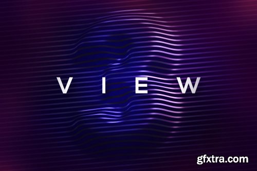 CreativeMarket - Embossed Lines 3D Lerttering 3850501