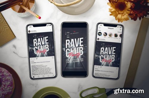 Dance Music Flyer Set