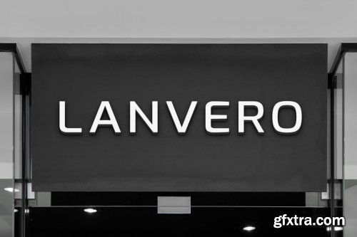 3d Logo Storefront Sign Mockup #3