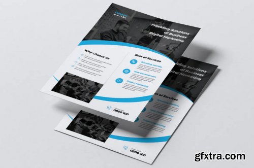COMPORE Digital Marketing Flyer & Business Card