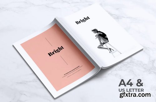 BRIGHT Fashion Lookbook Portfolio Brochures